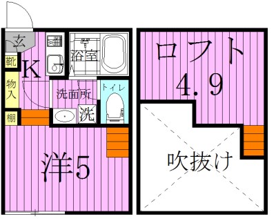 Ｄコート西新井 間取り図