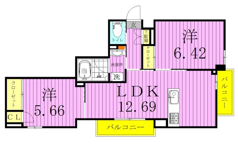 ＭＧ　ＰＬＡＺＡ 間取り図