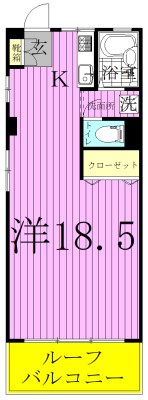 マンション高橋 205号室 間取り
