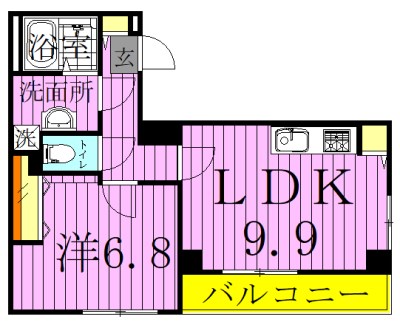 グランフォース綾瀬２ 間取り図
