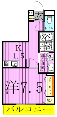 ポラリス綾瀬 間取り図