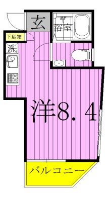 グランベル千住 間取り図