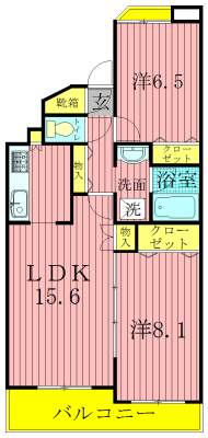 ヴィラモラージュ 301号室 間取り