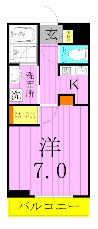 ジュイールパルフェ西新井 間取り図