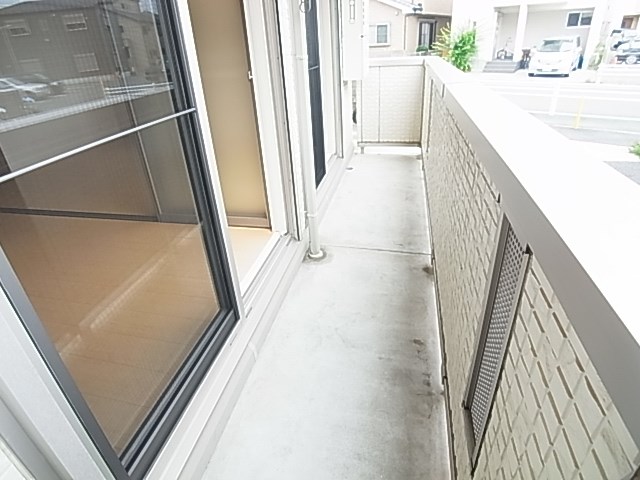 外河原コーポＣ ベランダ