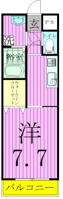 ラフィーヌ・昴Ⅱ 203号室 間取り