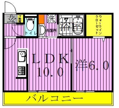 ホープヒル 303号室 間取り