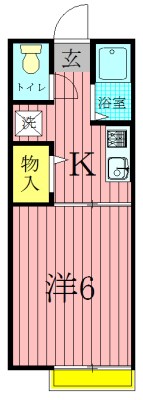 ガーデンハイツ柏（今谷上町） 203号室 間取り