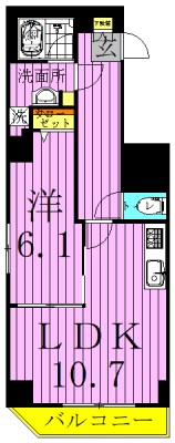 グランフォース綾瀬２ 間取り図