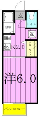 ガーデンハイツ柏（今谷上町） 203号室 間取り