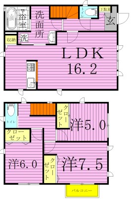パークフォレスタおおたかの森 間取り