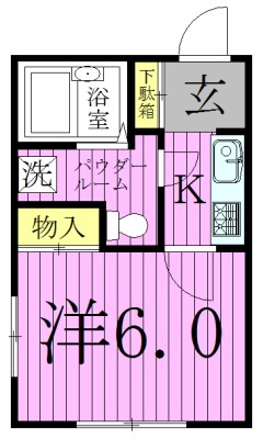 クインズコート 間取り図