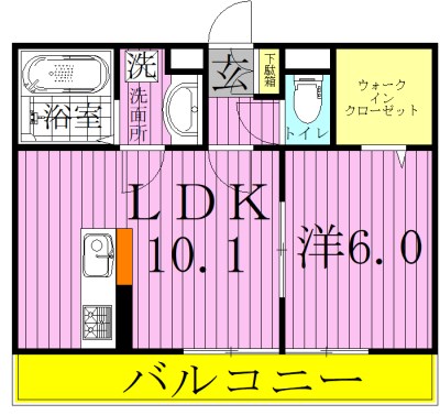 メゾン・ド・シャルマン 302号室 間取り
