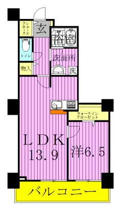 ロイヤルパークスタワー南千住 間取り図