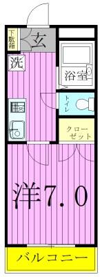 センチュリービル 305号室 間取り