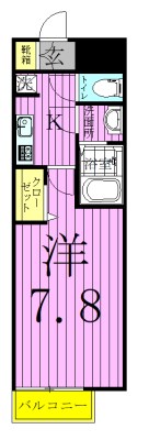 ラフィスタ大師前ＥＡＳＴ  間取り図