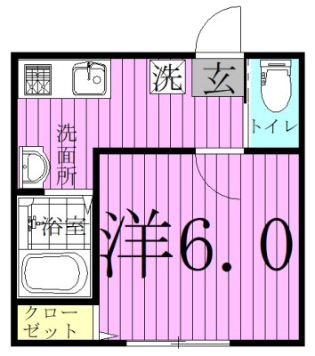 ラ・カンパネラ新鎌ヶ谷 107号室 間取り