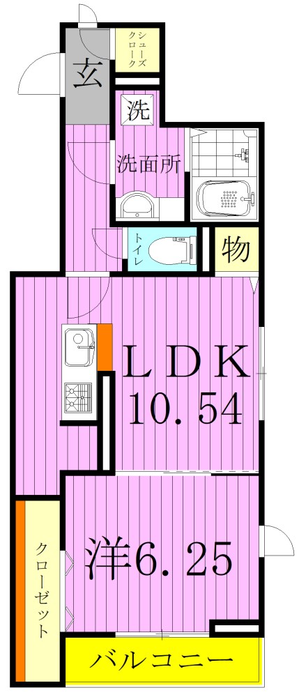Ｅｃｋｅ 間取り図