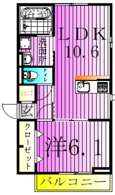 プランドールⅤ 間取り図