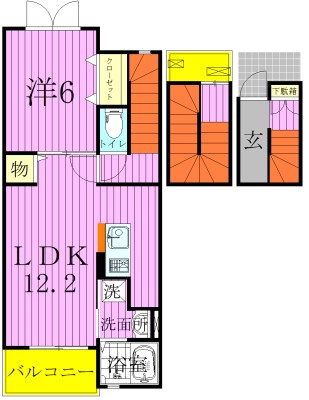 パリス・デイジー 間取り図