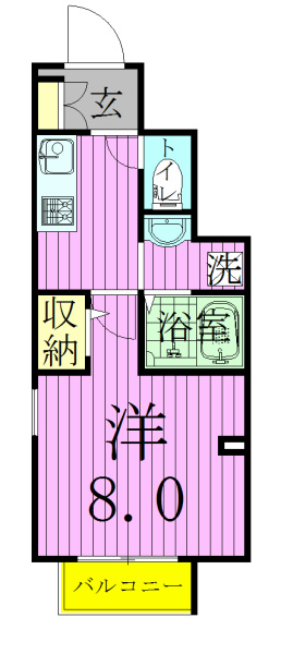 プランドールソフィアⅢ 103号室 間取り