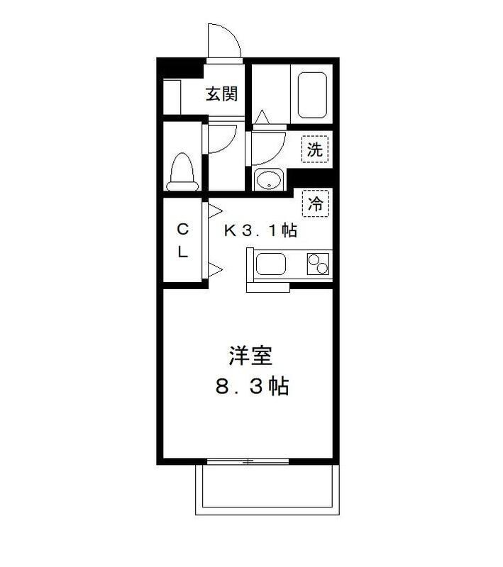 ドエル三矢小台 102号室 間取り