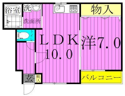 セピアコート（西伊興） 間取り図