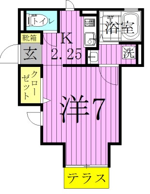 クリオス 間取り図