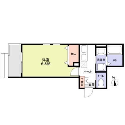 ジュネス東松戸 102号室 間取り