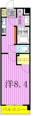 パレステージ青井ナチュラコート 間取り図
