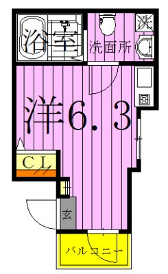 ハーモニーテラス青井6 間取り図