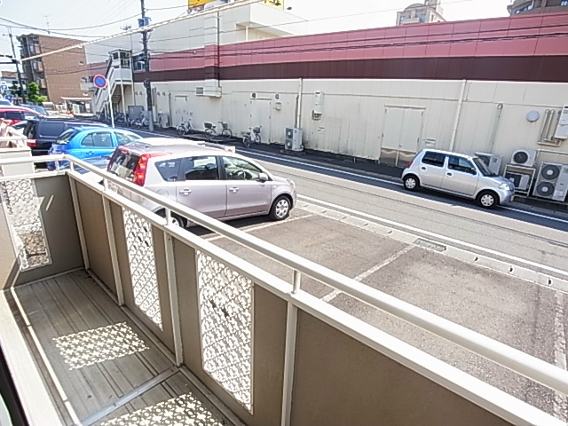 パールハイツＢ ベランダ