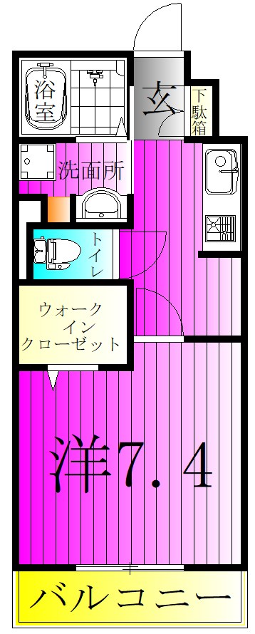 ＮＴＣながれやま 310号室 間取り