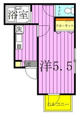 ＭＥＬＤＩＡ足立4丁目 間取り図