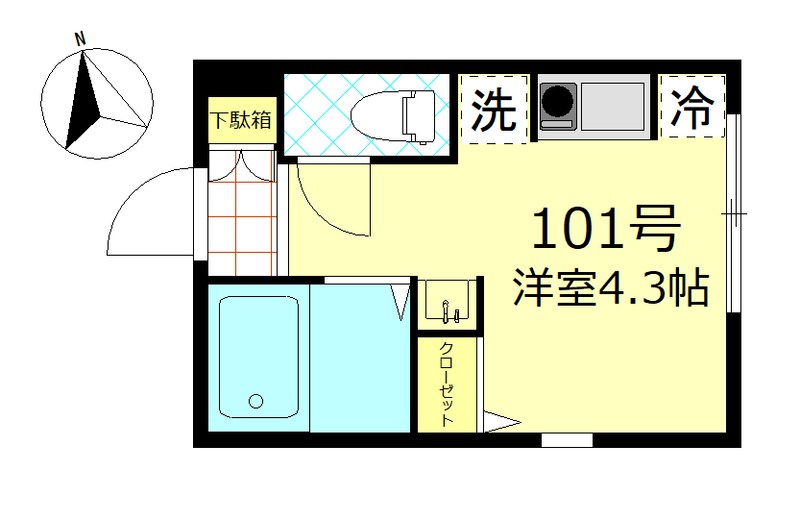 ＦＥＲＩＯ千住大橋駅前 間取り図