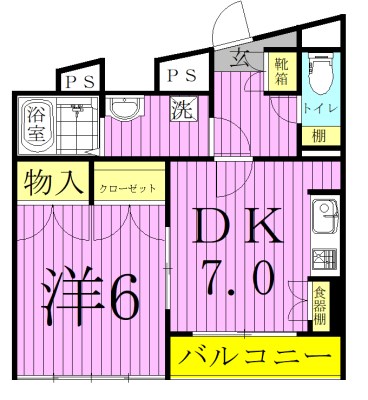 ポポラーレイワイ 間取り図