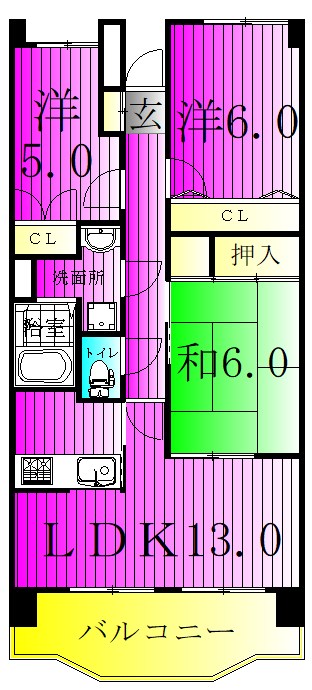 アーバンパーク柏 間取り