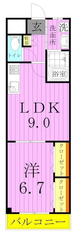 プラーサ・シアン・サージュ 間取り図
