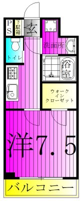 ピアンターレＭ 207号室 間取り