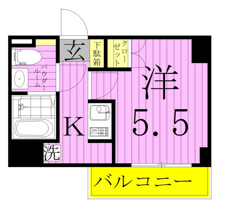 ＡＺＥＳＴ北千住 間取り図