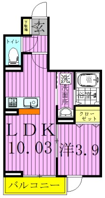 シュペリュール 間取り図