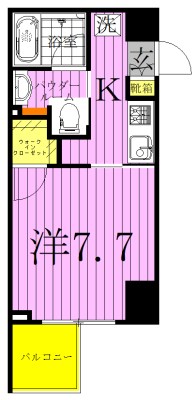 ザ・カシワ拾番 902号室 間取り
