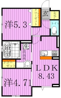 ラピュタ　ウイングス 間取り図