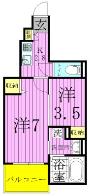 ソラティオフォンテ 間取り図