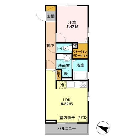 エスポワール（稔台） 303号室 間取り