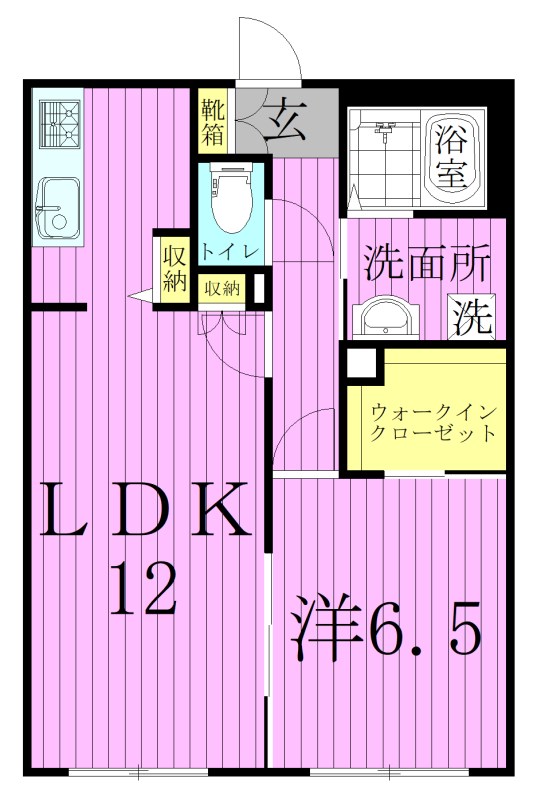 ビレッタＫ 間取り図