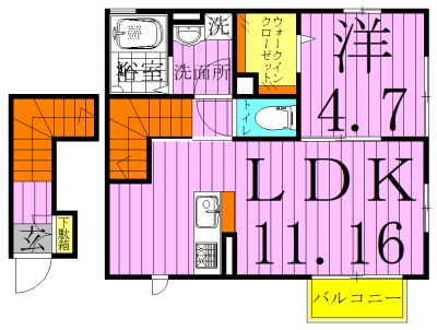 シャルム・ｙ 間取り図