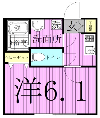 CRASTINE西馬橋1丁目 201号室 間取り