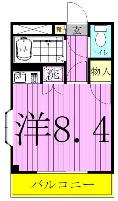 エスポワールトミタ  205号室 間取り