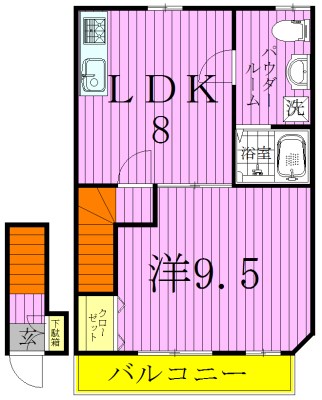 メゾントラスト千住柳原 間取り図